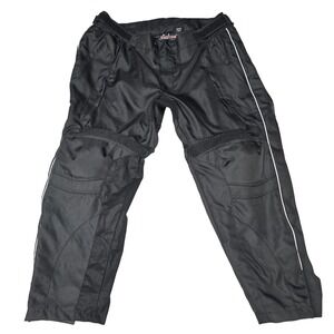 Tour Master Overpant Mens 3XL Short Black Motorcycle Riding Pants Touring Bike